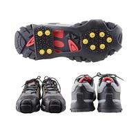 YGMNQAL 1 paire 10 dents neige glace griffe escalade anti-dérapant pointes poignées crampons chaussures de Sport couverture femmes hommes bottes taille 25-48(XL 44-48)