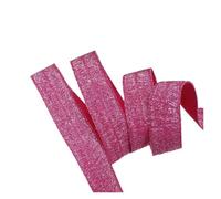 YGMNQAL 15mm Gold Silver Glitter Thread Foe Ribbon Fold Over Elastic Bands for Hair Tie Underwear Bracelet DIY Sewing Accessories(90105,10Yards)