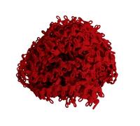 YGMNQAL 5-10yard Elastic Lace Ribbon Black White Color Button Loops DIY Multicolor Handmade Trimming for Clothes Sewing Rubber Band(Red,14mm 5yards)