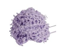 YGMNQAL 5-10yard Elastic Lace Ribbon Black White Color Button Loops DIY Multicolor Handmade Trimming for Clothes Sewing Rubber Band(Light Purple,14mm 5yards)