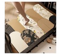 YGMNQAL Bathroom Floor Mat Chinese Retro Toilet Non-Slip Foot Door Absorbent(Bird Silhouette-F,40x60cm15.7x23.6in)