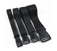 YGMNQAL Boucle Sangle 2/5/10 ensembles 10-50mm sac sangle boucles en plastique noir Nylon sangle ceinture fermeture rapide boucle boucle collier de chien attache crochet costume(Black-20mm,5Sets)