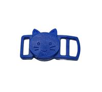 YGMNQAL Boucle Sangle Boucles de sécurité en plastique de couleurs mélangées, 3/8 pouces, for collier de chat, sangle paracorde, soutien-gorge, accessoires de vêtement, 16 pièces/paquet(Dark Blue)