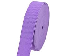 YGMNQAL Color Elastic Band High Elasticity Rubber Sewing Craft for Home Lace Decoration Clothing Accessories(Light Purple,20Meters)