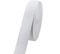 YGMNQAL Color Elastic Band High Elasticity Rubber Sewing Craft for Home Lace Decoration Clothing Accessories(White,20Meters)