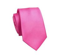 YGMNQAL Cravate Homme Affaires Cravate slim jacquard for homme, classique et unie, accessoire de mariage décontracté(Rose Red)