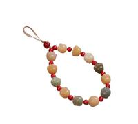 YGMNQAL Dragonne De Téléphone En Perles Chaîne perlée patte de chat, étui téléphone, porte-clés d'appareil photo suspendu, clé USB, lanière disque U, pendentif poignet tendance(Color 2)