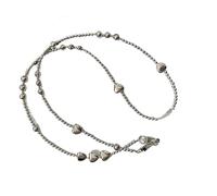 YGMNQAL Dragonne De Téléphone En Perles Longue lanière de téléphone portable, collier à bandoulière en perles, sangle chaîne, Clip boucle universel perlé la main for étui(Color 15)