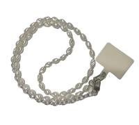 YGMNQAL Dragonne De Téléphone En Perles Longue lanière de téléphone portable, collier à bandoulière en perles, sangle chaîne, Clip boucle universel perlé la main for étui(Color 9)