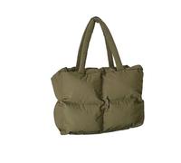 YGMNQAL Large Capacity Down Commuter Top Handle Bag Soft Versatile Shoulder Women Casual Texture And Simple Bags(Green)