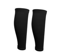 YGMNQAL Lot de 2 manchons compression for mollets, for hommes et femmes, chaussettes sans pieds for périostite tibiale, course à pied, soutien infirmier, athlètes(Black,XL)