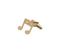 YGMNQAL Manchette Boutons de manchette avec symbole Musical en acier inoxydable, for vêtements for hommes, boutons de manchette musicaux, bijoux Souvenirs de mariage(Gold)