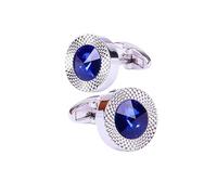 YGMNQAL Manchette Boutons de manchette cône bleu for hommes, bouton de manchette prismatique classique, boutons de manchette coniques for chemise for hommes