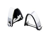 YGMNQAL Manchette Boutons de manchette en chaîne avec nœud en métal for hommes, costumes, chemise, boutons de manchette de mariage d'affaires(Silver)