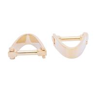 YGMNQAL Manchette Boutons de manchette en chaîne avec nœud en métal for hommes, costumes, chemise, boutons de manchette de mariage d'affaires(Gold)