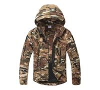 YGMNQAL Men Winter Thermal Fleece Jacket Outdoors Sports Hooded Coat Hiking Hunting Camping(Color 4,S)