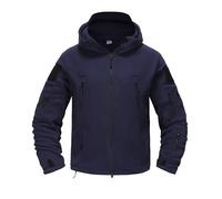 YGMNQAL Men Winter Thermal Fleece Jacket Outdoors Sports Hooded Coat Hiking Hunting Camping(Color2,4XL)