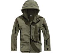 YGMNQAL Men Winter Thermal Fleece Jacket Outdoors Sports Hooded Coat Hiking Hunting Camping(Color3,M)