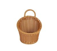 YGMNQAL Panier de Rangement tissé Suspendu au Mur, Portable, Pot Plantes à Fleurs, Bureau, Cuisine, Stockage légumes(14cmX8cm)