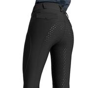 YGMNQAL Pantalon D éQuitation Culotte D'équitation Noire en Silicone avec Fond Intégral, Collants D'équitation for Femme, Vêtements D'équitation(Black,M)