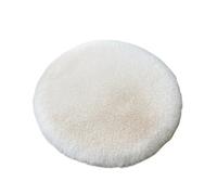 YGMNQAL Pet Plush Round Mat, Washable Cat Bed Blanket Warm Dog Sleeping Keep for Winter/Autumn Warmth-Keeping Supplies(Light Beige,60cm)