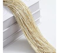 YGMNQAL Rideau Paillette Rideau de Porte à Paillettes 1x2m, Bon marché, Perles, séparateurs de pièce, Frange perlée, Panneau de fenêtre en Tissu Polyester, 1 pièce 100x200cm(Cream)