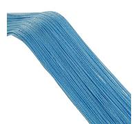 YGMNQAL Rideau Paillette Rideaux à Fil 300x200cm, Ruban d'écran, diviseur de Ficelle, Store for Porte de Salon, Panneau de fenêtre Mural, Rideau à Pampilles(Sky Blue,100x200cm)