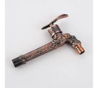 YGMNQAL Robinet Exterieur Robinet Mural for extérieur, Jardin, Salle de Bain, Baignoire, Machine à Laver(Red)