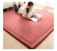 YGMNQAL Tapis Chenille en Molleton De Corail, 20MM, Tatami, Table À Thé Manuelle, for Chambre Coucher, Rectangulaire, for Salon(Pink,200x120cm)
