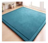 YGMNQAL Tapis Chenille en Molleton De Corail, 20MM, Tatami, Table À Thé Manuelle, for Chambre Coucher, Rectangulaire, for Salon(Green,200x80cm)