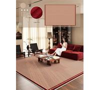 YGMNQAL Vintage Red Living Room Carpet with Retro Ethnic Style Decoration for Home Furnishings(R-7,80x120cm 31x47inch)