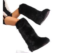 YGMNQAL Women's Over-The-Knee Boots High Winter Snow And Cashmere Leg Warm Non-Slip Soles(B,42)