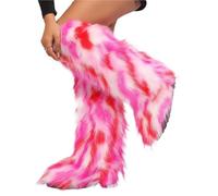 YGMNQAL Women's Over-The-Knee Boots High Winter Snow And Cashmere Leg Warm Non-Slip Soles(J,40)