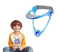 YGMXZL Collier Cervical,360° Minerve Cervicale Cou Réglable, Dispositif de Traction du Cou,Collier cervical de correction de posture,soulagement de la douleur (Enfants Bleu)
