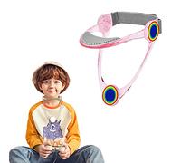 YGMXZL Collier Cervical,360° Minerve Cervicale Cou Réglable, Dispositif de Traction du Cou,Collier cervical de correction de posture,soulagement de la douleur (Enfant Rose)