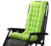 YGMXZL Lounge Chair Coussin siège en Coton,Coussins Rocking Chair,Coussin Transat Bain de Soleil Relax Antidérapant pour Voyage,Vacances,Intérieu,Extérieur,125 * 48 * 8CM (Vert)