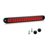 Ygmylandbb Barre de feux arrière de frein de remorque, universel Feu de Freinage Supplémentaire, 12V/24V 15LED Feu Stop, feux arrière étanches, Rouge 1Pcs