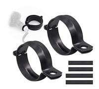 Ygmylandbb Supports de clignotants moto, Support de Montage Moto Clignotants, Indicateur Universel Pince De Fixation De Fourche,1 paire (Noir, 52MM-60MM)