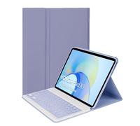 YGoal Clavier Coque pour Realme Pad 2, [QWERTY Anglais] Slim Série PU Cuir Housse Étui avec Détachable sans Fil Clavier pour Realme Pad 2 11.5, Violet