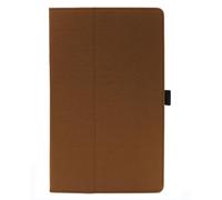 YGoal Coque pour DOOGEE U10, Folio Housse avec Multi Angles Stand Etui Housse de Protection pour DOOGEE U10 10.1 Pouces, Brun