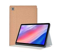 YGoal Coque pour Teclast P20HD/Teclast M40 Pro, Folio Housse Poids léger avec Multi Angles Etui Housse de Protection pour Teclast P20HD/P20/M40/M40 Pro Tablet, Oro