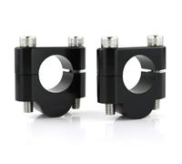 YGOHFKKX Riser Guidon Moto pour Ducati pour Monster S2R S4R pour Hypermotard 796 821 939/SP 1100 698 Mono 28mm 1 1/8" Guidon Riser Mount Clamp Guidon Risers(Black Riser 20mm)