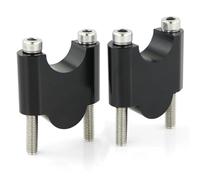 YGOHFKKX Riser Guidon Moto Rehausseurs Guidon 28 Mm 1 1/8" pour Guidon Fat Bar Mount Riser pour Triumph pour Tiger 1050 Sport pour Trident 660 pour Scrambler1200 XC Speed Twin 1200(Black Riser 40mm)