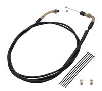 YGQ Câble d'accélérateur de 78 pouces pour GY6 50cc, 80cc, 90cc, 110cc, 125cc, 150cc, 139QMB, 157QMJ, scooters 4 temps, VTT, karts, motos tout terrain, cyclomoteurs, buggy, Baja, TaoTao, Jonway