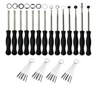 YGQ Kit d'outils de réglage de carburateur 14 pièces pour tronçonneuse STHIL Ryobi Husqvarna Echo Poulan Homelite Weed Eater Wacker Tondeuse souffleur de feuilles Tondeuse à gazon