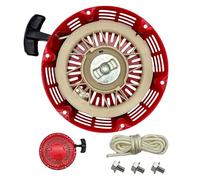 YGQ Lanceur GX340 GX390 Pull Start Rewind Dispositif de démarrage avec câble de traction Inversion Démarreur pour Honda GX610 GX620 389cc 420cc 439cc 459cc Rouge 28400-ZE3-W01ZA pour générateur