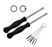 YGQ Outil de réglage du carburateur 21 dents cannelé 530035560 + Pac Man 308535003 Réglage du carburateur pour Ryobi EchoHusqvarna Poulan Weed Eater Wacker Souffleur à feuilles Tondeuse à gazon