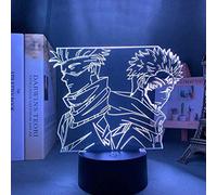 YGQersh lampe d'anime Satoru Gojo Jujutsu Kaisen veilleuse à LED Yuji Itadori pour chambre déco cadeau d'anniversaire Jujutsu Kaisen Yuji Itadori lampe