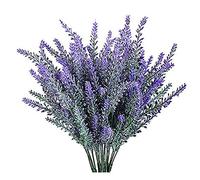 YGSAT 4 Pcs Pure Lavande Fleurs Artificielles Romantique Flocage Bouquet de lavande Approprié Pour Salle de Home Decor Garden Party de Mariage Montrant | Pour Home Garden Party Décoration de Mariage