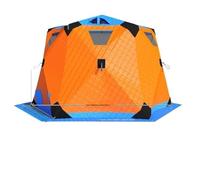 YGSGJSP Abri de pêche sur Glace Extremely Cold Warm Ice Fishing Tent - Thickened Cotton Winter House with View Window Windproof Outdoor Gear pour être Pratique(Yellow)